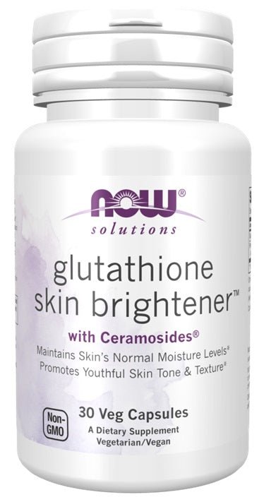 Glutathione Skin Brightener with Ceramosides - 30 vcaps - VitaeSupps