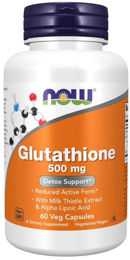 Glutathione with Milk Thistle Extract & Alpha Lipoic Acid, 500mg - 60 vcaps - VitaeSupps