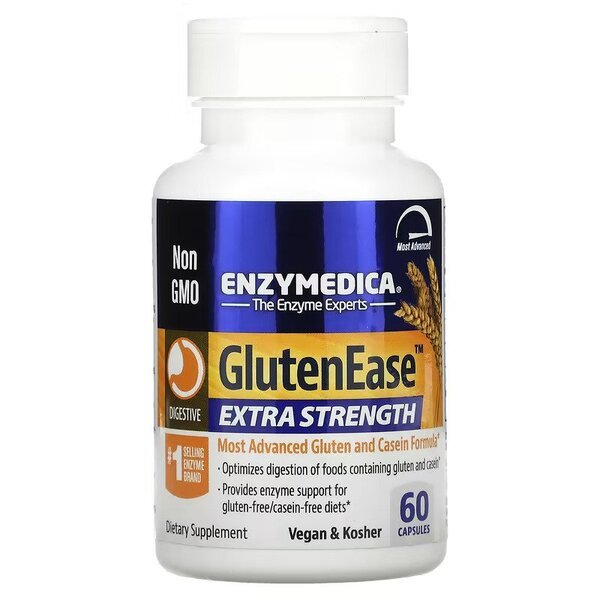 GlutenEase Extra Strength - 60 caps - VitaeSupps