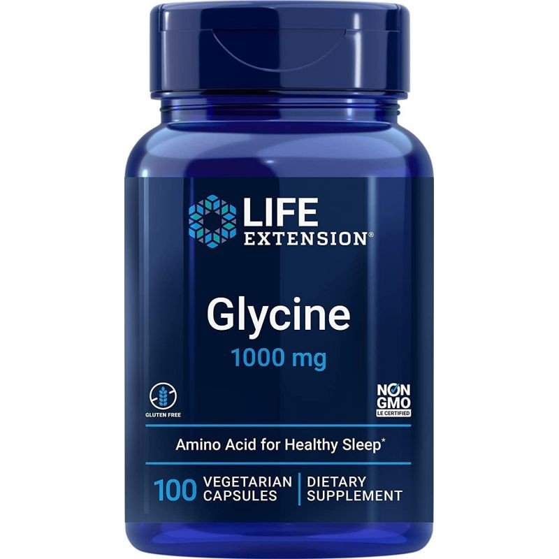 Glycine, 1000mg - 100 vcaps - VitaeSupps