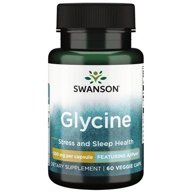 Glycine, 500mg - 60 vcaps - VitaeSupps