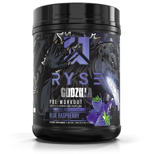 Godzilla Pre - Workout, Blue Raspberry - 772 grams - VitaeSupps