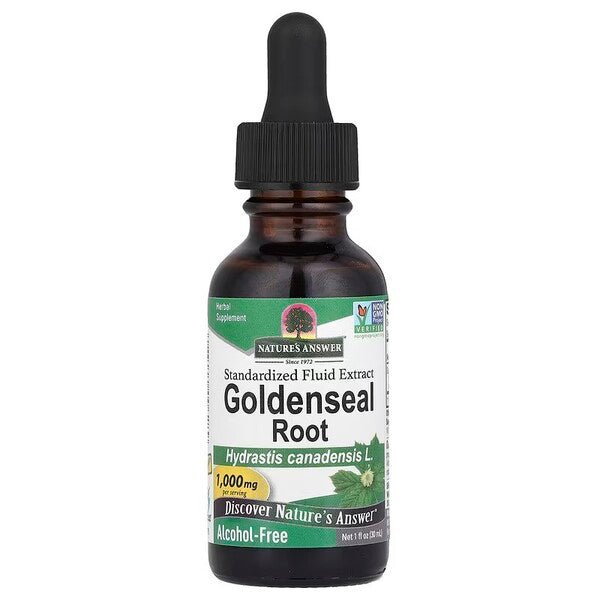 Goldenseal Root, Liquid, 1000mg - 30 ml. - VitaeSupps