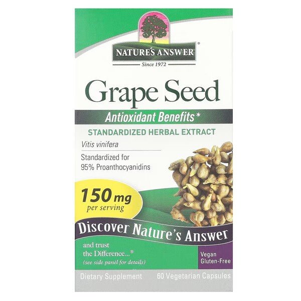 Grape Seed, 150mg - 60 vcaps - VitaeSupps