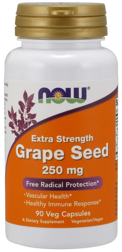 Grape Seed Extra Strength, 250mg - 90 vcaps - VitaeSupps