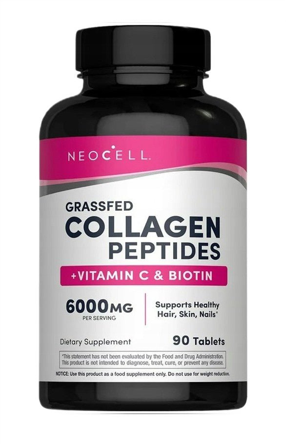 Grassfed Collagen Peptides + Vitamin C & Biotin - 90 tablets - VitaeSupps