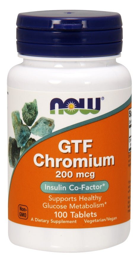 GTF Chromium, 200mcg - 100 tablets - VitaeSupps