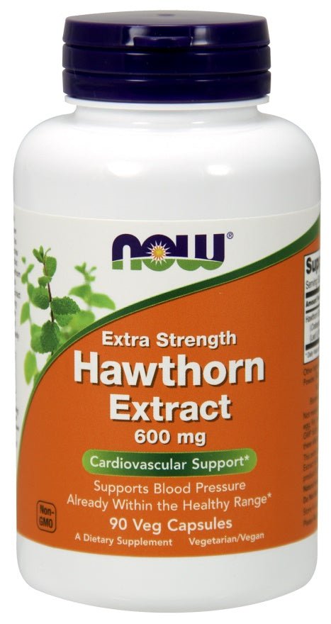 Hawthorn Extract, 600mg Extra Strength - 90 vcaps - VitaeSupps