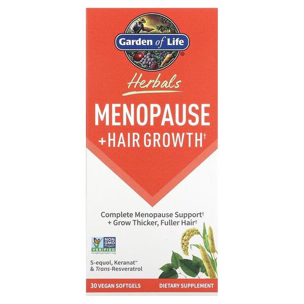 Herbals Menopause + Hair Growth - 30 vegan softgels - VitaeSupps
