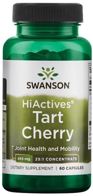 HiActives Tart Cherry, 465mg - 60 caps - VitaeSupps
