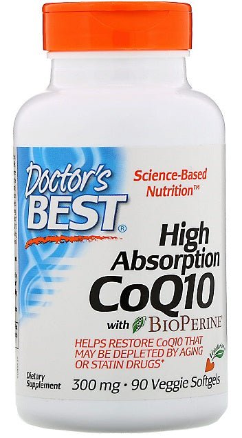 High Absorption CoQ10 with BioPerine, 300mg - 90 veggie softgels - VitaeSupps