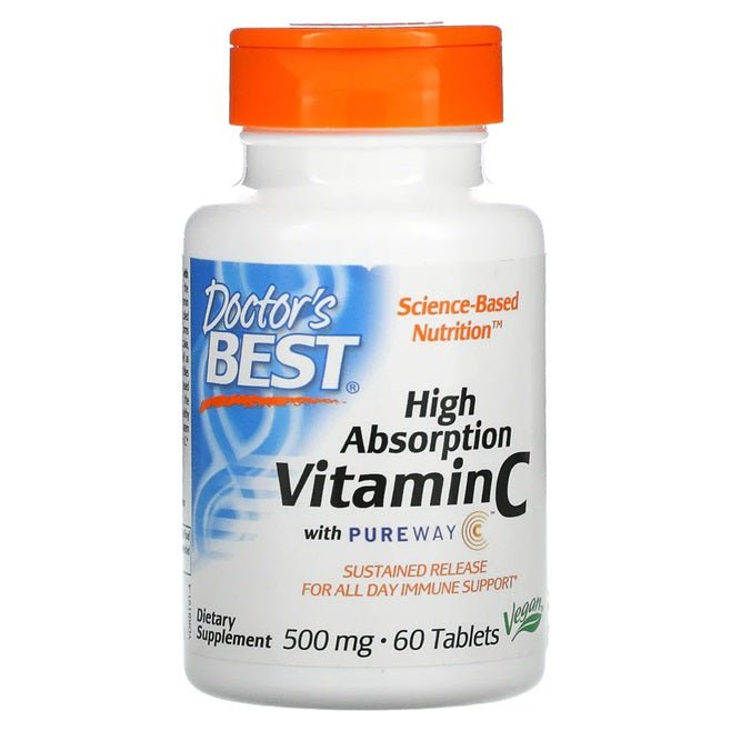 High Absorption Vitamin C with PureWay - C, 500mg - 60 tablets - VitaeSupps