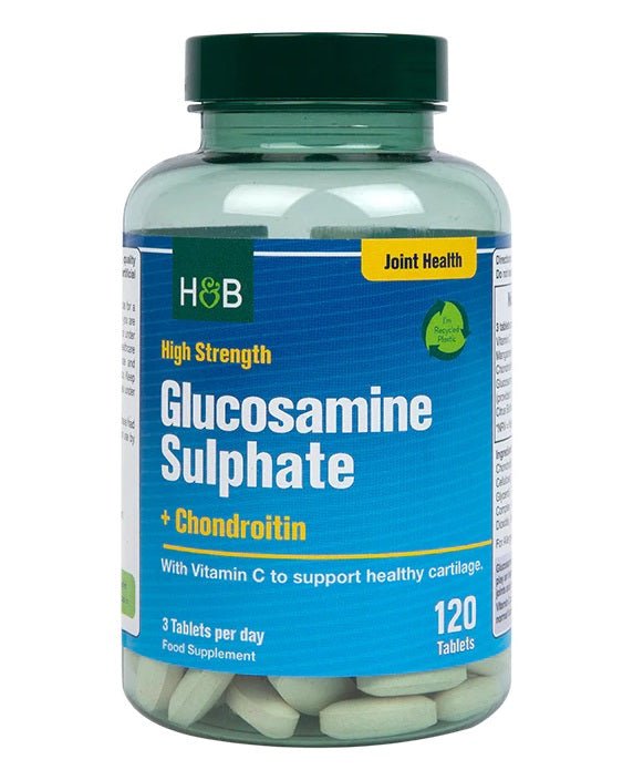 High Strength Glucosamine Sulphate + Chondroitin - 120 tablets - VitaeSupps