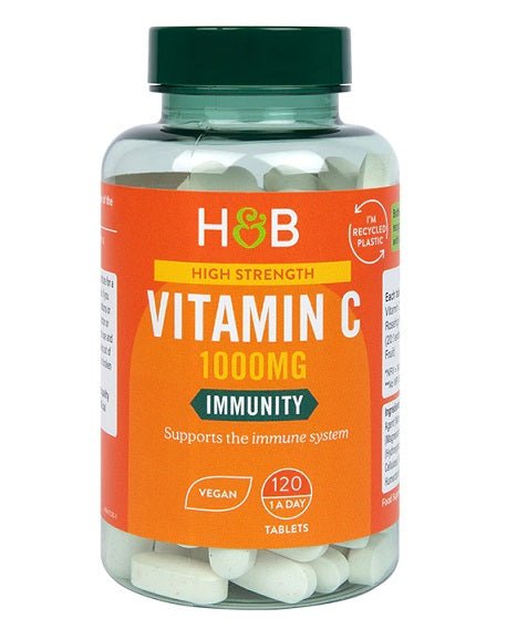 High Strength Vitamin C, 1000mg - 120 vegan tabs - VitaeSupps