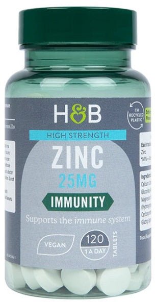 High Strength Zinc, 25mg - 120 tablets - VitaeSupps