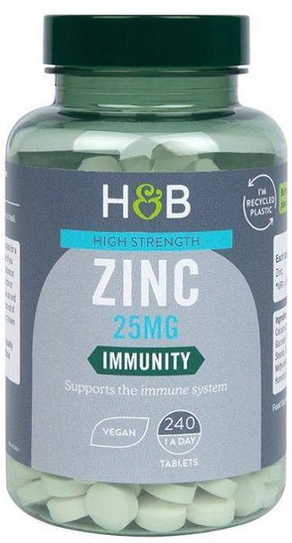High Strength Zinc, 25mg - 240 tablets - VitaeSupps
