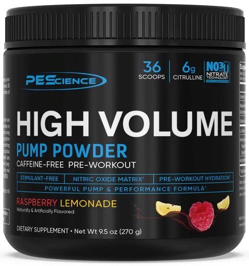 High Volume (New Formula), Raspberry Lemonade - 270 grams - VitaeSupps