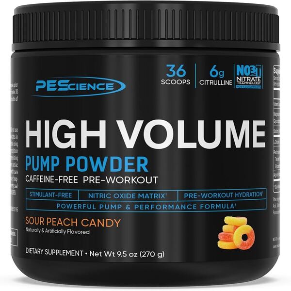 High Volume (US), Sour Peach Candy - 270 grams - VitaeSupps