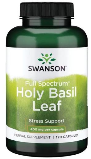 Holy Basil Leaf, 400mg - 120 caps - VitaeSupps