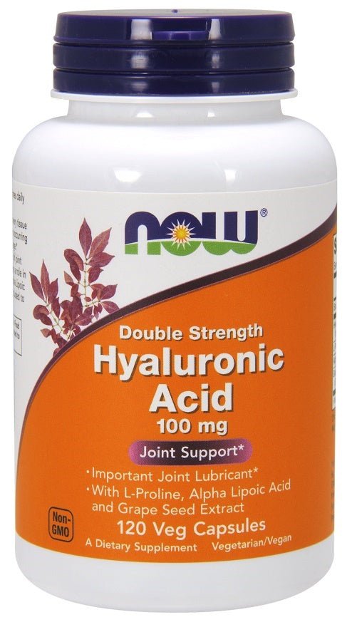 Hyaluronic Acid, 100mg Double Strength - 120 vcaps - VitaeSupps