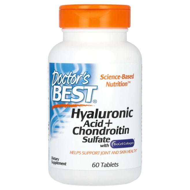 Hyaluronic Acid + Chondroitin Sulfate with BioCell Collagen - 60 tablets - VitaeSupps