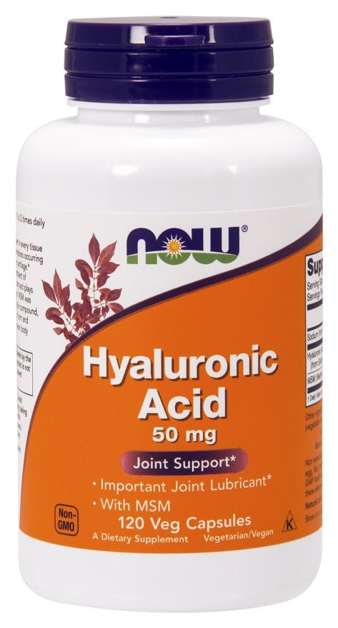 Hyaluronic Acid with MSM, 50mg - 120 vcaps - VitaeSupps