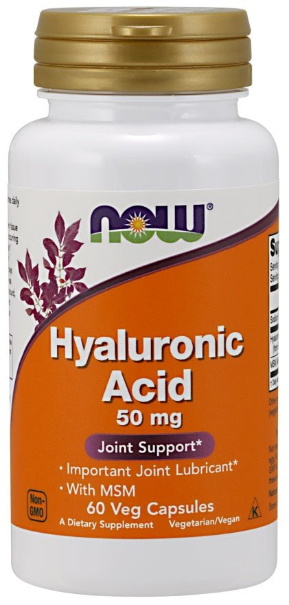 Hyaluronic Acid with MSM, 50mg - 60 vcaps - VitaeSupps