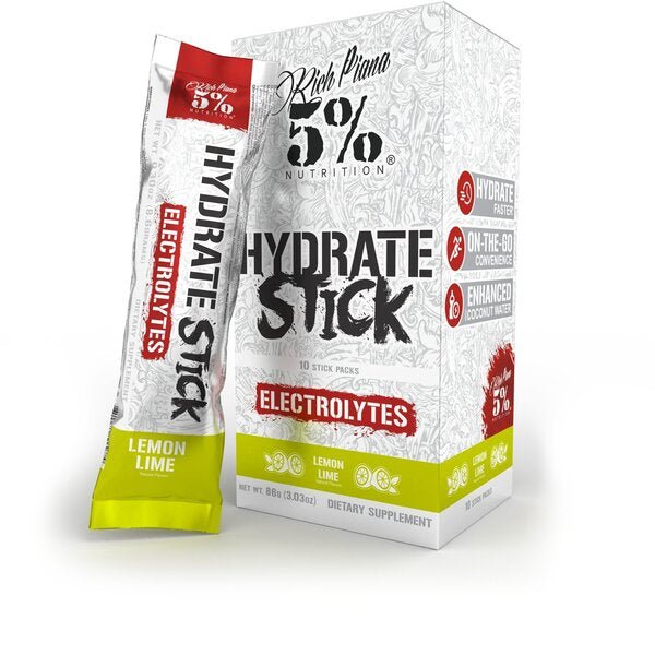 Hydrate - Legendary Series Stick Packs, Lemon Lime - 10 x 9g - VitaeSupps