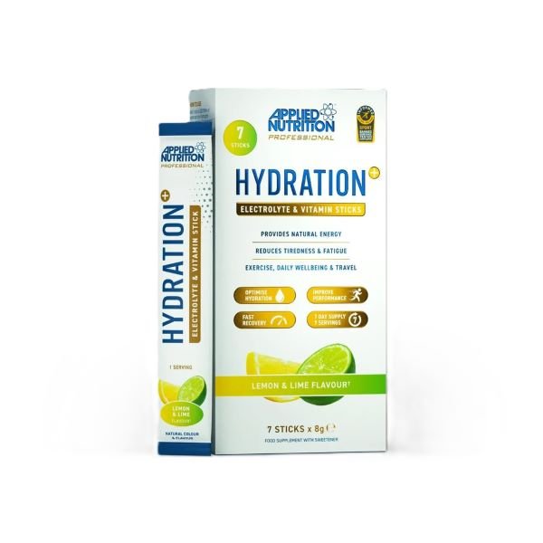 Hydration + Electrolyte & Vitamin Poweder Stick Packs, Lemon & Lime - 7 x 8g - VitaeSupps
