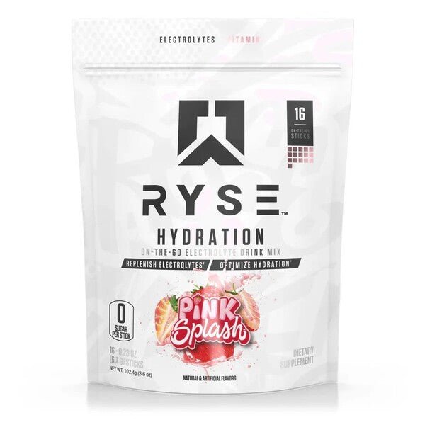 Hydration Sticks, Pink Splash - 16 x 6.4g - VitaeSupps