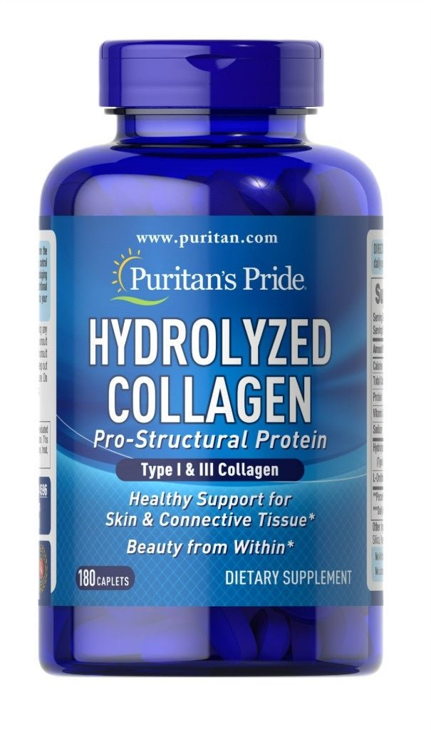 Hydrolyzed Collagen - 180 caplets - VitaeSupps