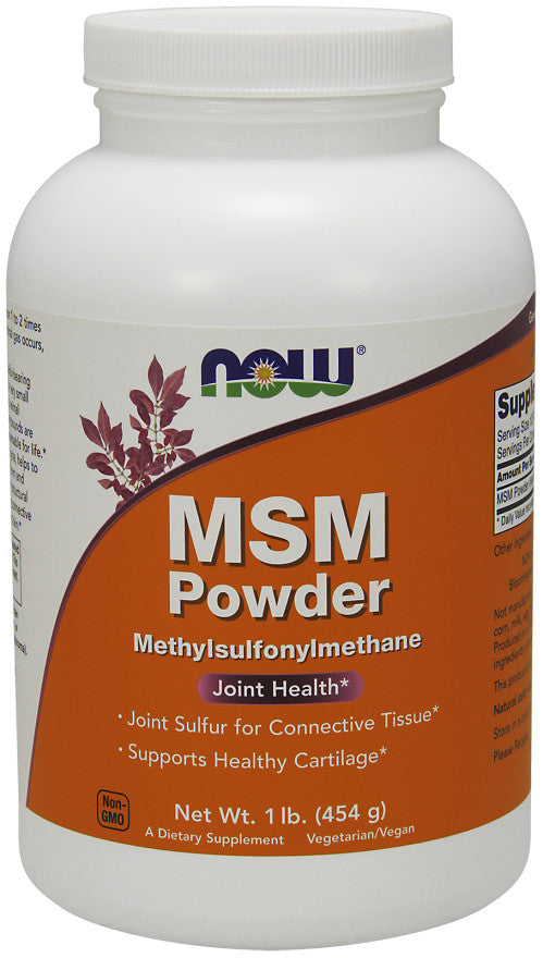 MSM Methylsulphonylmethane, Powder - 454 grams