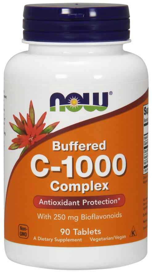 Vitamin C-1000 Complex - Buffered with 250mg Bioflavonoids - 90 tablets