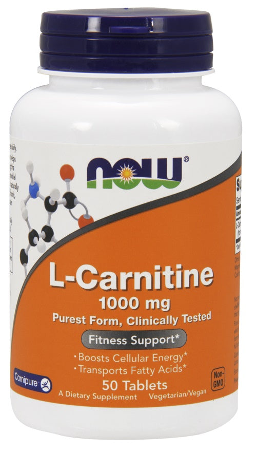 L-Carnitine, 1000mg - 50 tablets