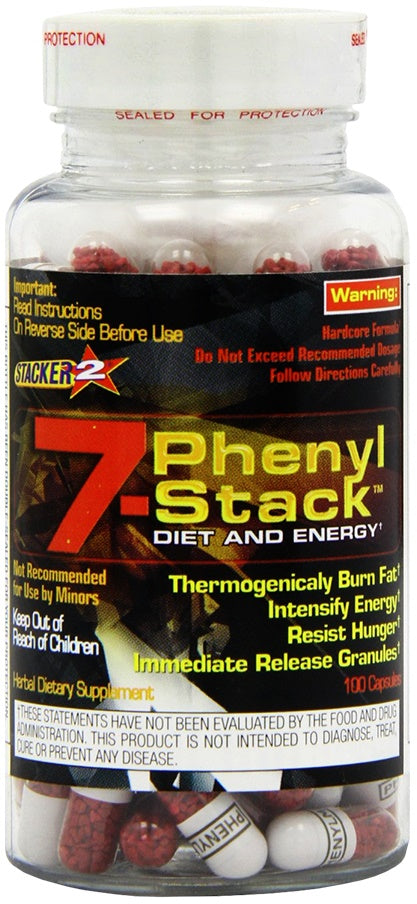Stacker 2 7-Phenyl Stack - 100 caps