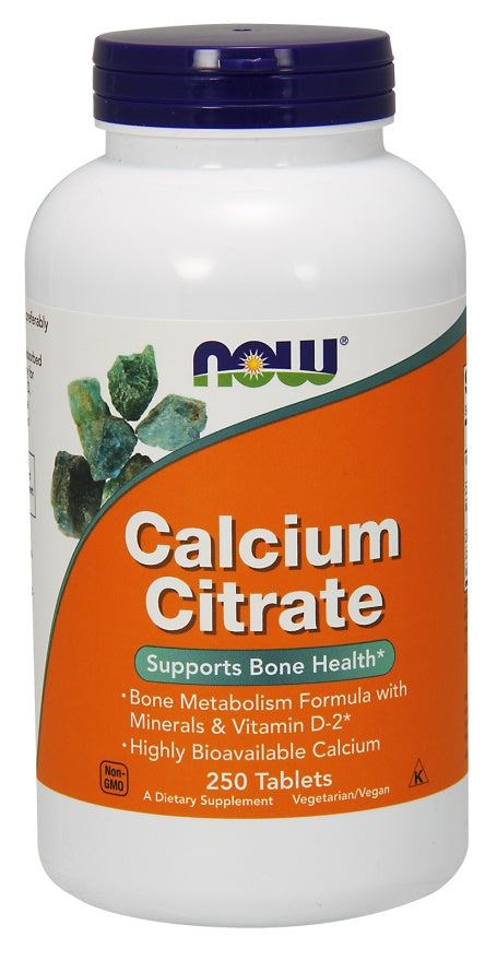 Calcium Citrate with Minerals & Vitamin D-2 - 250 tablets