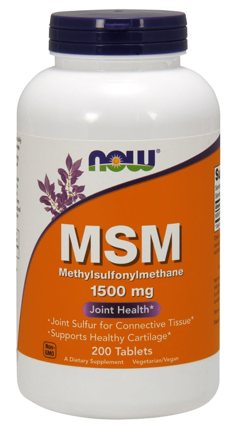 MSM Methylsulphonylmethane, 1500mg - 200 tablets