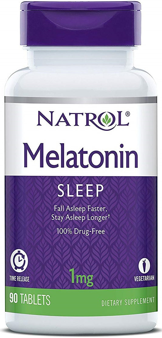 Melatonin Time Release, 1mg - 90 tablets