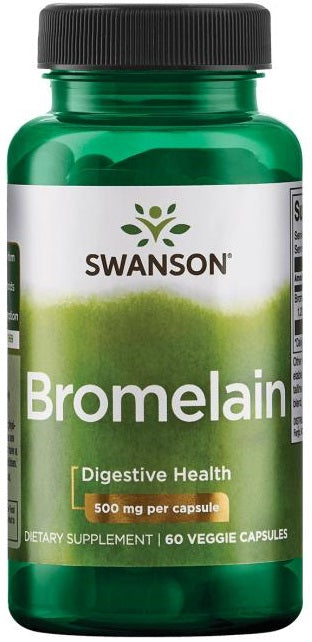 Bromelain, 500mg - 60 capsules