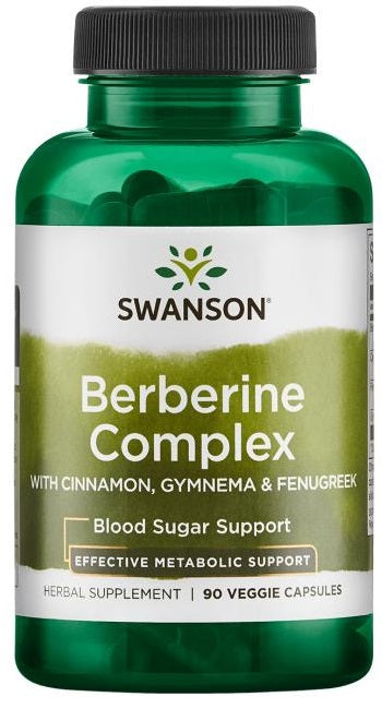 Berberine Complex with Cinnamon, Gymnema &amp; Fenugreek - 90 vcaps