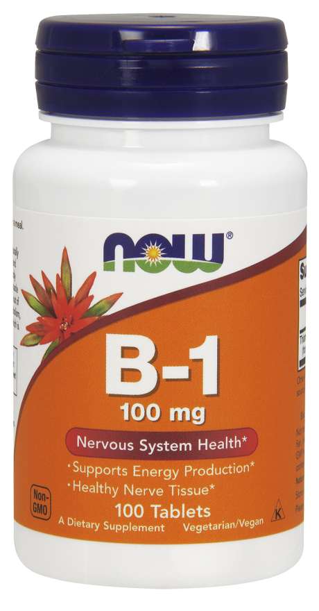 Vitamin B-1 Thiamine, 100mg - 100 tablets