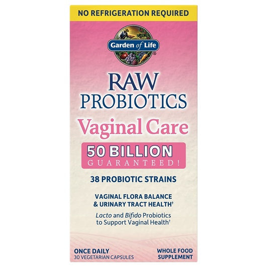 Raw Probiotics Vaginal Care (Shelf-Stable) - 30 vcaps