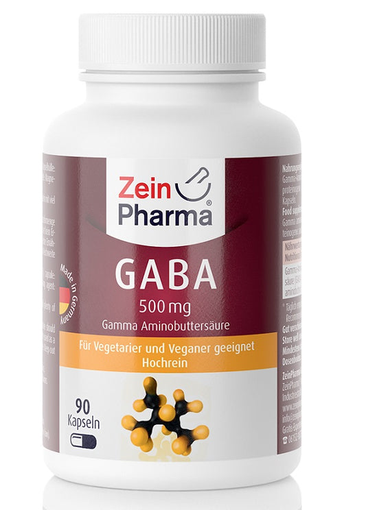 GABA, 500mg - 90 caps