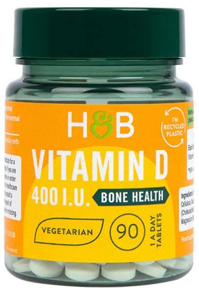 Vitamin D, 10mcg - 90 tablets