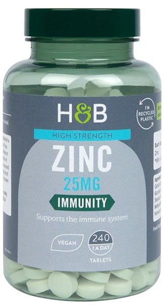 High Strength Zinc, 25mg - 240 tablets