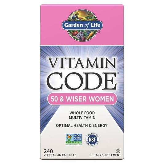 Vitamin Code 50 & Wiser Women – 240 Kapseln