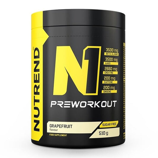 N1 Pre-Workout, Grapefruit - 510 grams