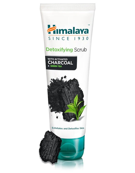 Detoxifying Scrub with Activated Charcoal &amp; Green Tea - 75 ml.