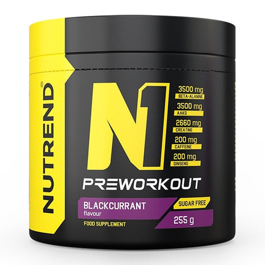 N1 Pre-Workout, Blackcurrant - 255 grams