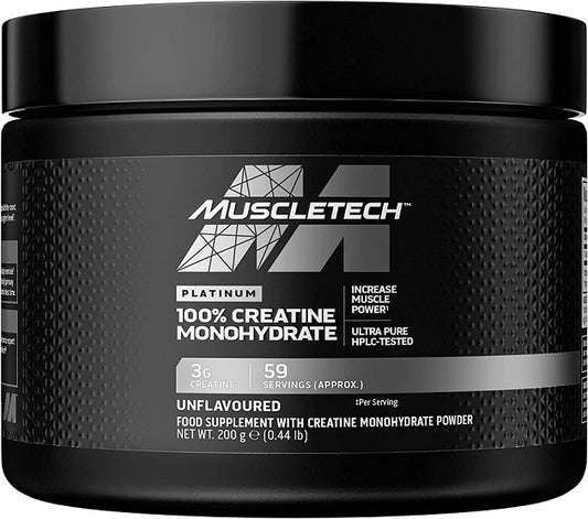 Platinum 100% Creatine Monohydrate - 200 grams